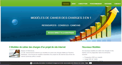 Desktop Screenshot of modele-cahier-charges.com